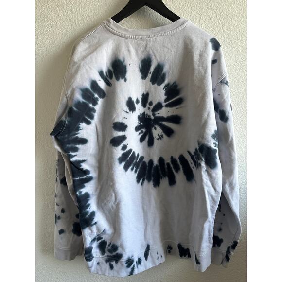 Playboy x Color Bars Spiral Tie-Dye Crewneck Sweatshirt Y2K Size L Unisex - Picture 2 of 6